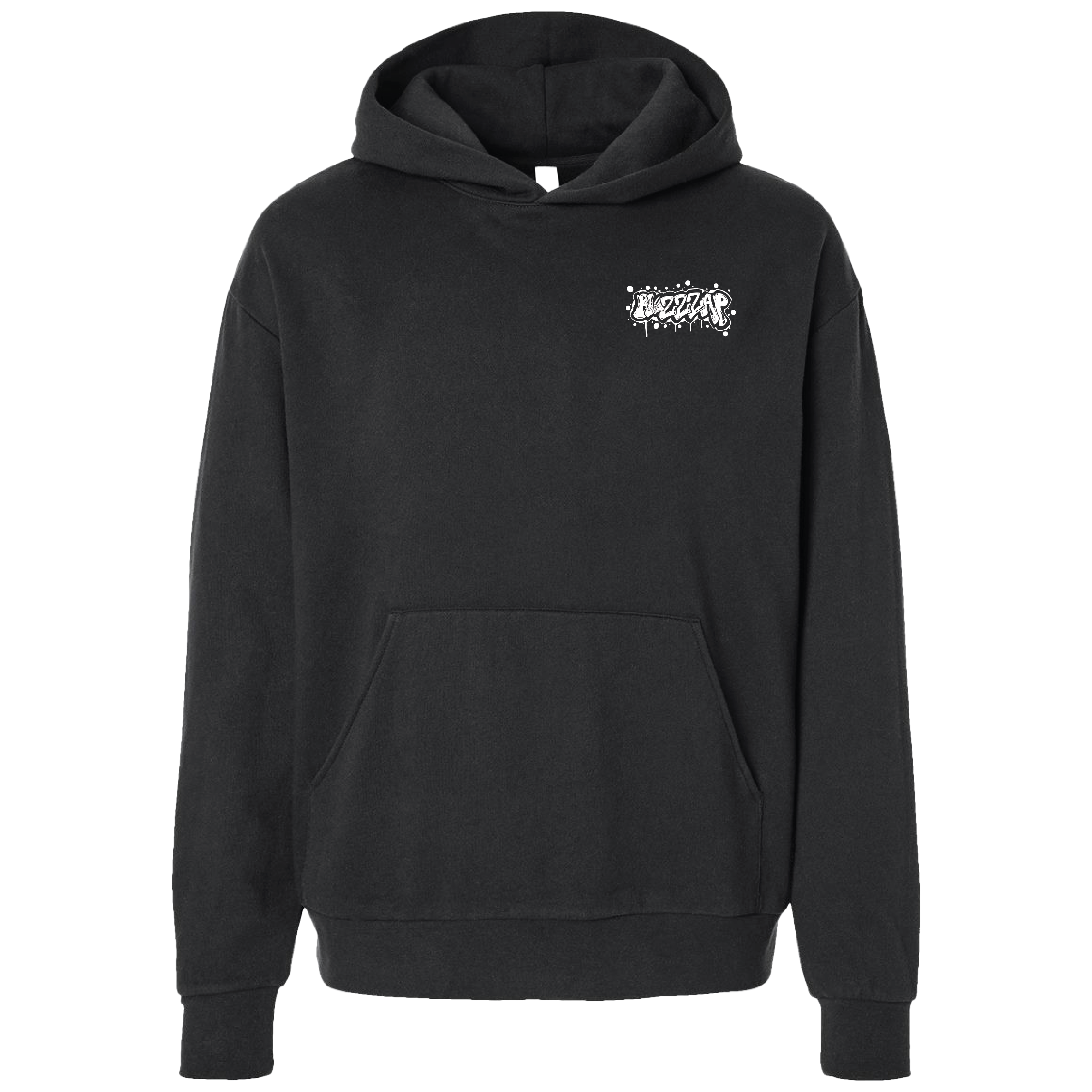 Blzzzap hoodie graffiti x neighborhood hero